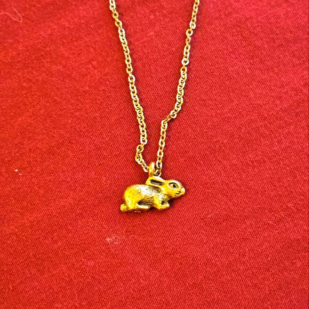 Flea market girl necklace